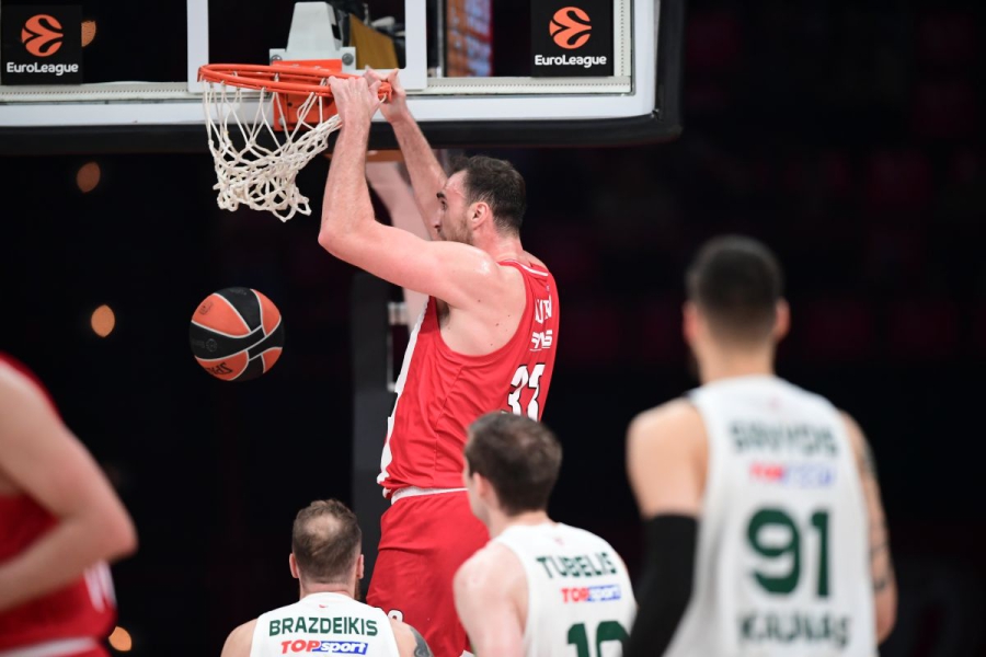 Παγωμένα χαμόγελα στο θέαμα: Γλυκόπικρη νίκη για Ολυμπιακό, 95-78 τη Ζαλγκίρις, με το μυαλό στον Έβανς!