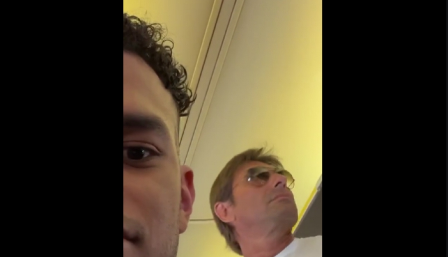 Ο Κόντε ταξίδεψε με τη Ryanair κι έγινε viral! (video)