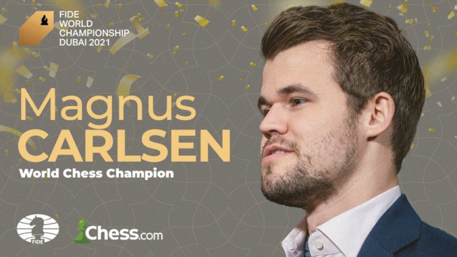 Σκάκι: Ο Κάρλσεν παγκόσμιος πρωταθλητής για 5η φορά!