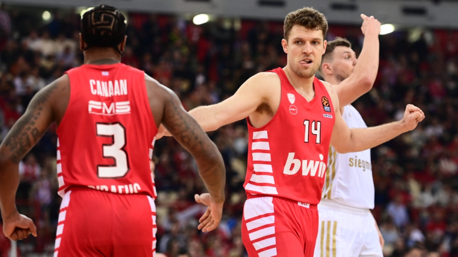 Ολυμπιακός – Μπάγερν 102-74: Την… διέλυσε με 100σταρα και «αγκαλιάζει» το πλεονέκτημα έδρας! (video)