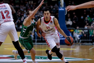 Euroleague: Προσπέρασε τον Διαμαντίδη στη λίστα των ασίστ ο Σλούκας