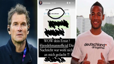 Το WhatsApp «έκαψε» τον Γιενς Λέμαν, θύμα ρατσισμού ο Ντένις Αόγκο