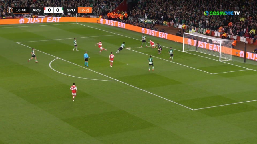 Άρσεναλ – Σπόρτινγκ 1-0: Προβάδισμα με Τσάκα, αλλά και δύο αναγκαστικές αλλαγές (video)