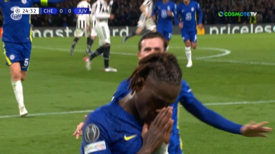 Τσέλσι – Γιουβέντους 1-0: Ο Τσαλόμπα ανοίγει το σκορ με εκπληκτικό σουτ (video)