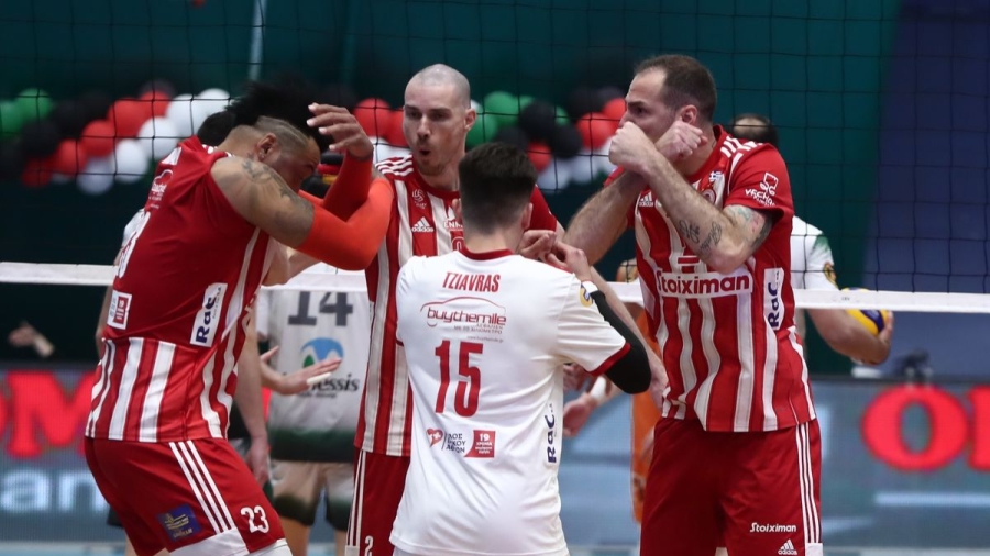 Άνετα ο Ολυμπιακός στον τελικό, 3-0 τον Μίλωνα στην Καλαμάτα! (video)