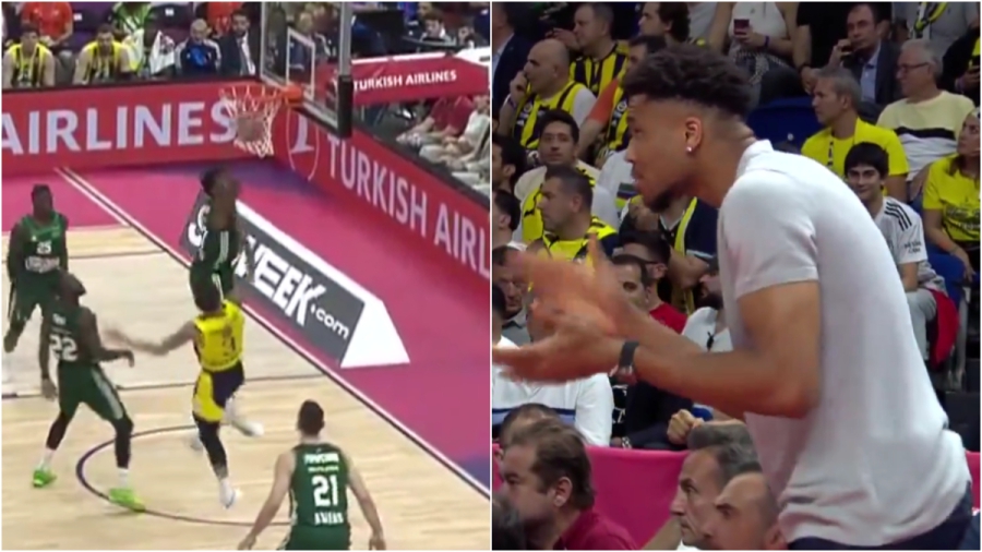 Ο Κώστας Αντετοκούνμπο «κατέβασε ρολά» στον Γουίλμπεκιν και… τρέλανε τον Γιάννη! (video)