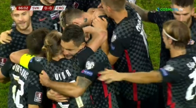 Προκριματικά Παγκοσμίου Κυπέλλου 2022, 8ος ομίλος: «Απέδρασε» από τη Σλοβακία με Μπρόζοβιτς η Κροατία – Παρέμεινε σε ισοβαθμία πρώτη η Ρωσία