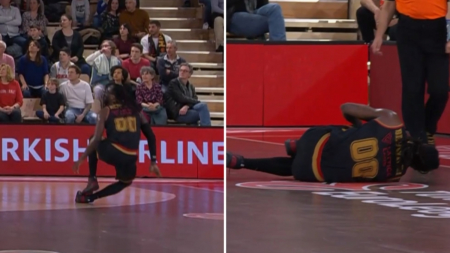 Μονακό: Ανησυχία για τον τραυματισμό του Μπράουν – Χτύπησε στον αστράγαλο (video)