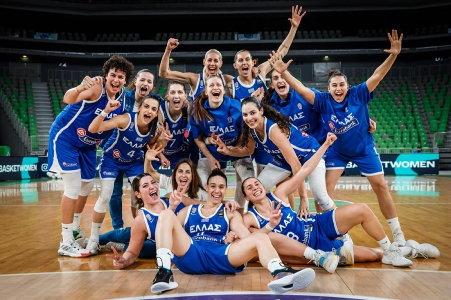 Eurobasket Women 2023: Στο δεύτερο γκρουπ δυναμικότητας η Εθνική Ελλάδας