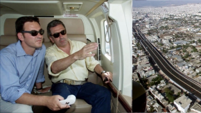 Παναθηναϊκός: Όταν ο Φιλιππίδης επιθεωρούσε μαζί με τον Αβραμόπουλο την περιοχή του Ελαιώνα μέσα από ελικόπτερο!