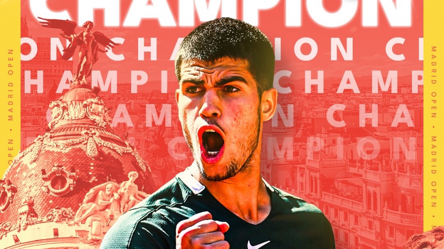 Απίστευτος Αλκαράθ «διέλυσε» τον Ζβέρεφ και κατέκτησε τον τίτλο στη Μαδρίτη!