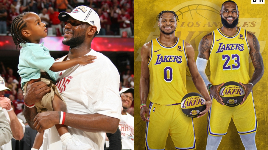 Πατέρας και γιος για πρώτη φορά συμπαίκτες: Μπρόνι και ΛεΜπρόν στους Λέικερς για να… γράψουν ιστορία! (video)