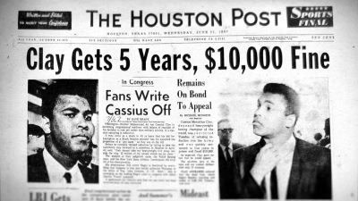 «Η συνείδησή μου δεν με αφήνει»: 56 χρόνια από τη μέρα που ο Μοχάμεντ Άλι καταδικάστηκε για τα αντιπολεμικά πιστεύω του (video)