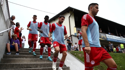 Ολυμπιακός: Πλάνα από την προθέρμανση των «ερυθρολεύκων» πριν το φιλικό με τη Ριντ! (video)