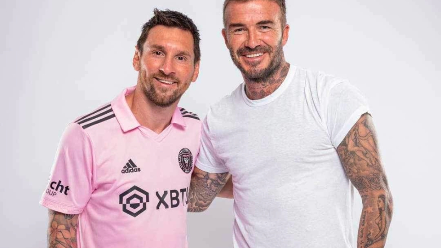 Ίντερ Μαϊάμι: Η πρώτη κοινή φωτογραφία των Μέσι και Μπέκαμ, μετά την έναρξη της συνεργασίας τους
