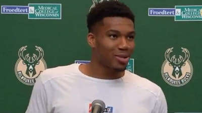 Αντετοκούνμπο: «Προπονήθηκα κανονικά, 10 ταχύτητες πάνω οι συμπαίκτες μου» (video)