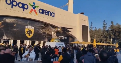 Η OPAP Arena ξανά με κόσμο: Πανζουρλισμός στη Φιλαδέλφεια πριν το ΑΕΚ – Κηφισιά! (video)