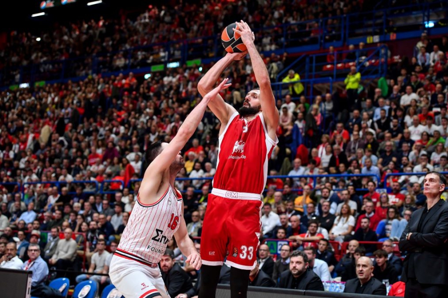 Αρμάνι Μιλάνο – Ολυμπιακός 65-53 : Ξέμεινε από αντοχές κι έχασε την… κούρσα στο Μιλάνο! (video)