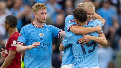 Έρλινγκ Χάαλαντ: «Ισοφάρισε» τον περσινό πρώτο σκόρερ, Ντε Μπρόινε, σε 21 ματς λιγότερα!