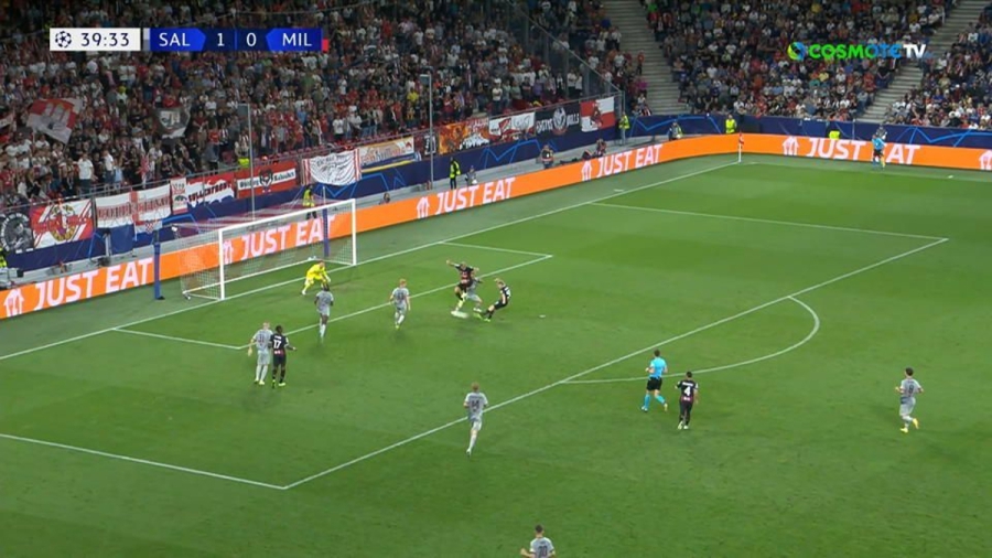 Σάλτσμπουργκ – Μίλαν 1-1: «Χτύπησε» στην κόντρα ο Σαλαμάκερς για την ισοφάριση! (video)