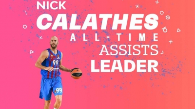 Ο Καλάθης ξεπέρασε τον Σπανούλη και έγινε πρώτος πασέρ όλων των εποχών στην Euroleague! (video)