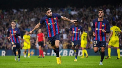 Μπαρτσελόνα – Βιγιαρεάλ 3-0: Επτά λεπτά ήταν…αρκετά για τους «μπλαουγκράνα» με πρωταγωνιστή τον Λεβαντόφσκι (video)