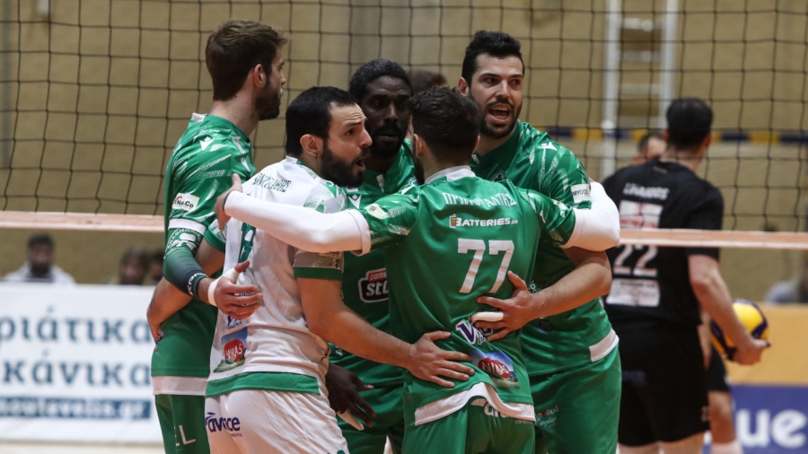 Volley League Ανδρών: Ο Παναθηναϊκός έφερε... τούμπα το ματς με τον ΠΑΟΚ, για το 1-0 στα ημιτελικά!