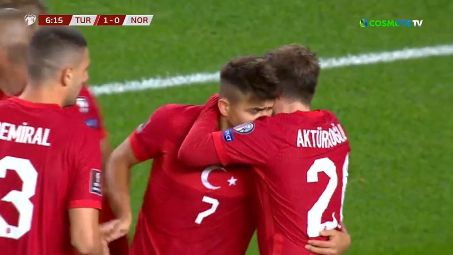 Τουρκία – Νορβηγία 1-0: Ο Ουντέρ την πίεση, ο Ακτούρκογλου το γκολ! (video)