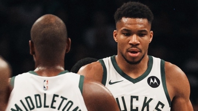 Αντετοκούνμπο και Μίντλετον «κατάπιαν» τους Νετς (video)