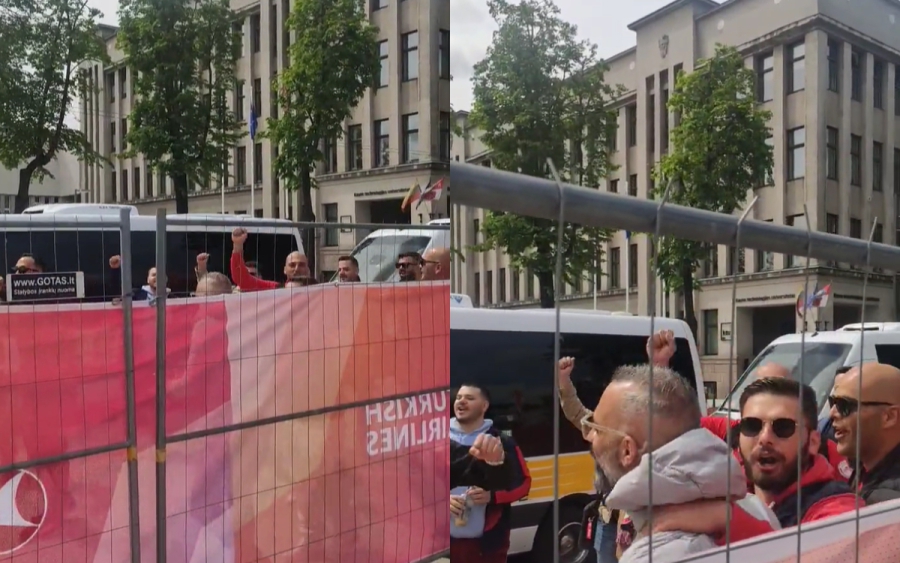 Έδωσαν… ερυθρόλευκο χρώμα στη συνέντευξη Τύπου οι φίλοι του Ολυμπιακού! (video)