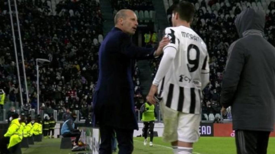 Γιουβέντους: Κατσάδα Αλέγκρι στον Μοράτα και... χοντρό επεισόδιο! (video)