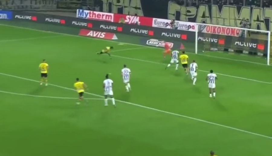 ΑΕΚ - ΠΑΟΚ 1-0: «Τράνταξε» το δοκάρι ο Πόνσε, σκόραρε ο Πινέδα! (video)