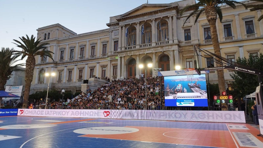 To BN Sports στο Stoiximan AegeanBall Festival στη Σύρο! (video)