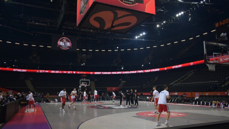 Ολυμπιακός: Πρώτη «ερυθρόλευκη» προπόνηση στη Zalgirio Arena - Πλάνα του BN Sports! (video)