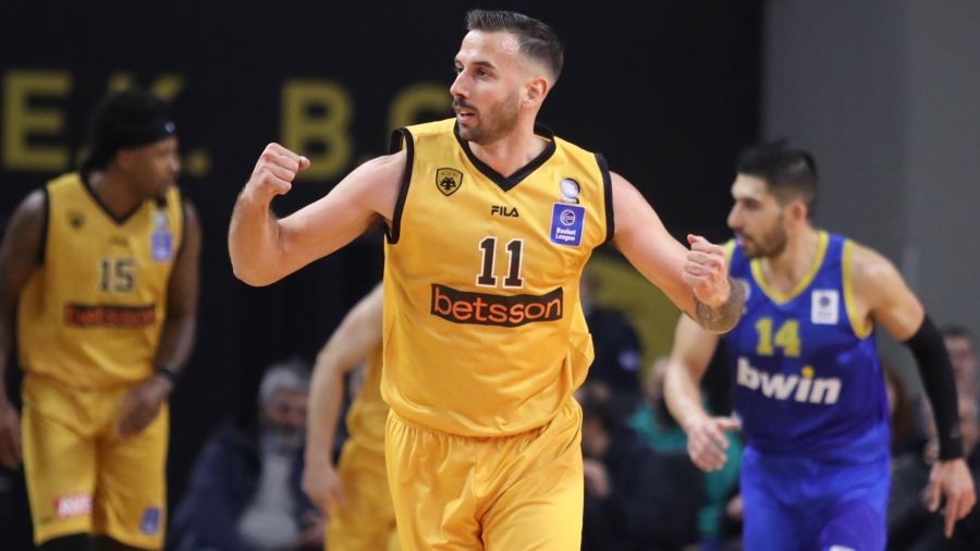 ΑΕΚ - Περιστέρι 68-64: Άμυνα-ατσάλι και άλμα... τριάδας, υπό το βλέμμα του Νίκου Ζήση (video)