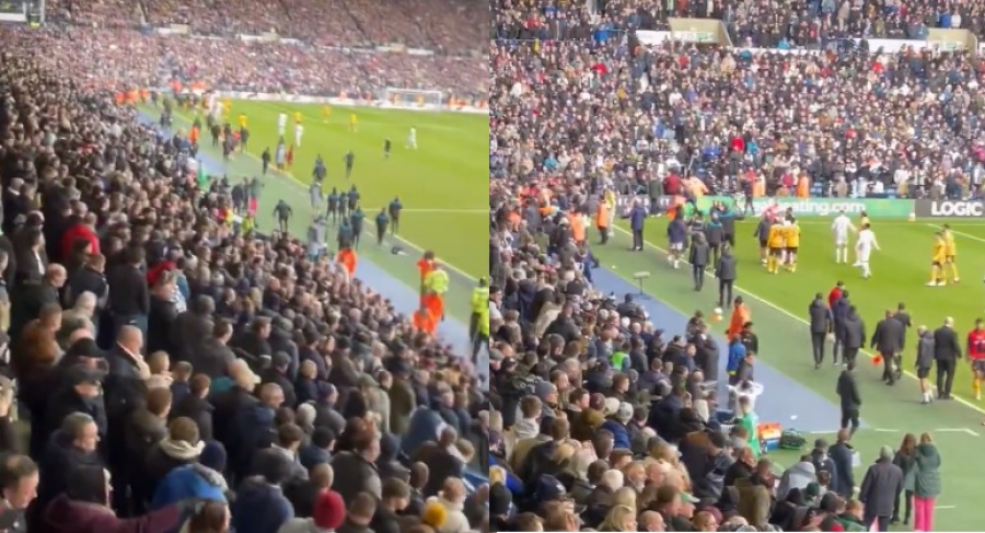 «Σύρραξη» μεταξύ οπαδών στις κερκίδες και διακοπή στο Γουέστ Μπρομ - Γουλβς! (video)