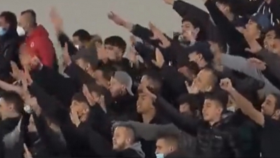 Σάλος στην Ισπανία: Ναζιστικοί χαιρετισμοί από οπαδούς της Ατλέτικο Μαδρίτης! (video)