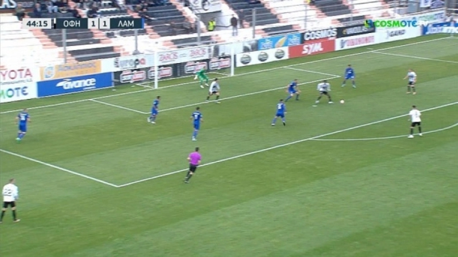 ΟΦΗ - Λαμία 2-1: «Τούμπα» το ματς μέσα σε 3,5 λεπτά! (video)