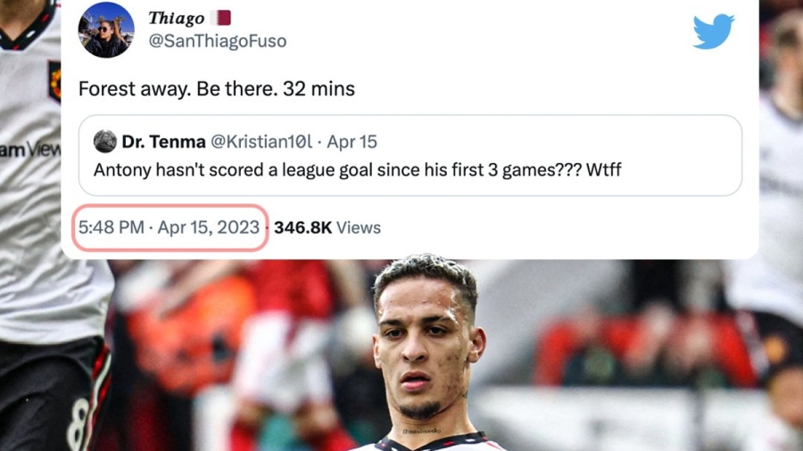 Η πρόβλεψη της… σεζόν: Είπε ότι ο Άντονι θα βρει δίχτυα στο 32ο λεπτό με τη Νότιγχαμ Φόρεστ!