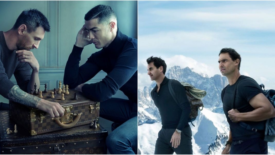 Το έκανε ξανά η Louis Vuitton: «Επανένωσε» Φέντερερ και Ναδάλ για... τένις στις Άλπεις! (video)