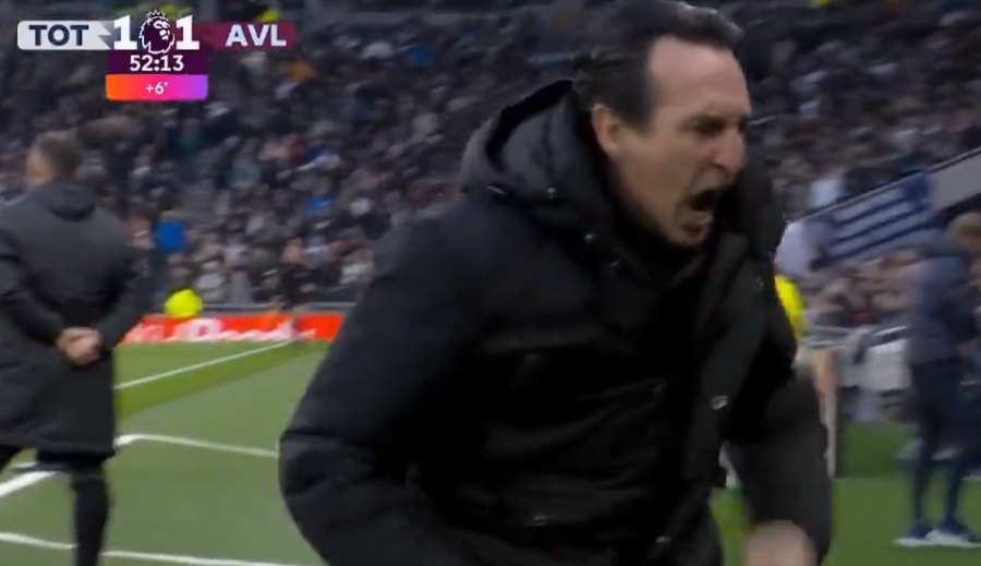 Το απίθανο «ξέσπασμα» του Έμερι στην ισοφάριση της Βίλα απέναντι στην Τότεναμ! (video)