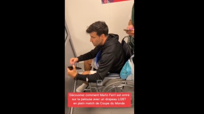 Προσποιήθηκε πως είναι ανάπηρος για να διακόψει το Πορτογαλία - Ουρουγουάη! (video)