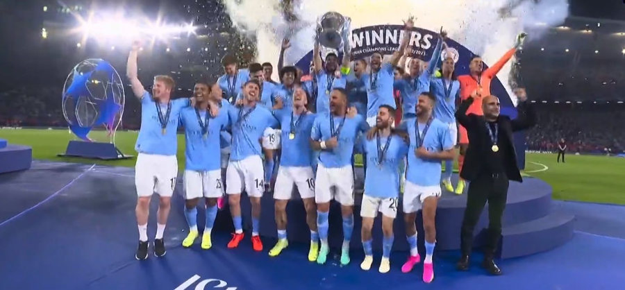 Το Champions League είναι… γαλάζιο - Σήκωσε το πρώτο στην ιστορία της η Μάντσεστερ Σίτι! (video)
