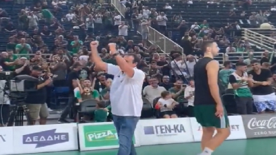 «Σείστηκε» το ΟΑΚΑ όταν ο Εργκίν Αταμάν πάτησε παρκέ για πρώτη φορά! (video)