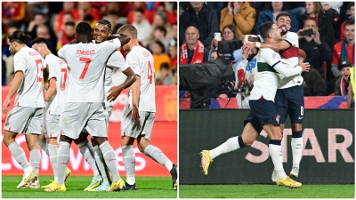 Nations League: Ελβετικό... σοκ για Ισπανία – «Έπνιξε» τους Τσέχους η Πορτογαλία! (video)