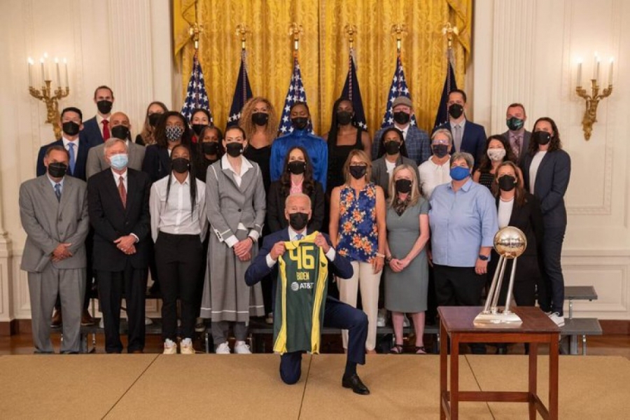 Στον Λευκό Οίκο οι πρωταθλήτριες του WNBA, για πρώτη φορά μετά το 2016!