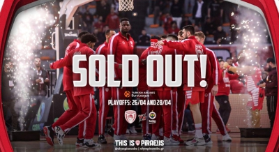 Καμία άδεια θέση στο ΣΕΦ: Sold out τα παιχνίδια με τη Φενέρ