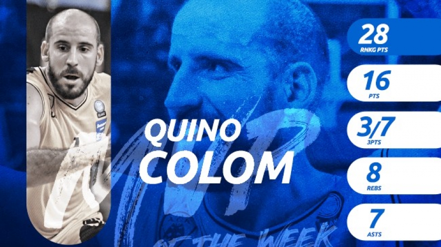 Basket League: MVP της 2ης αγωνιστικής ο Κολόμ