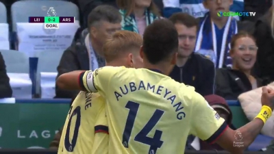 Λέστερ – Άρσεναλ 0-2: Με υποδειγματικό πλασέ ο Σμιθ Ρόου διπλασιάζει τα τέρματα των «κανονιέρηδων» (video)