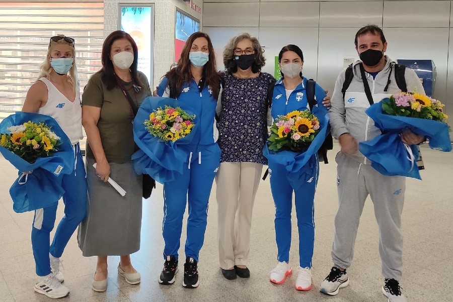 Ολυμπιακοί Αγώνες: Έφτασαν στη Αθήνα οι Παπαχρήστου, Αναγνωστοπούλου και Σπανουδάκη